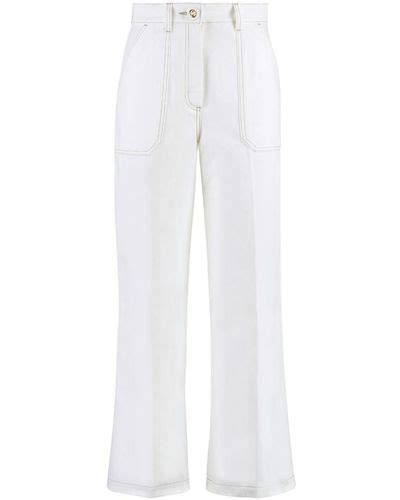 white Gucci Trousers for Women 